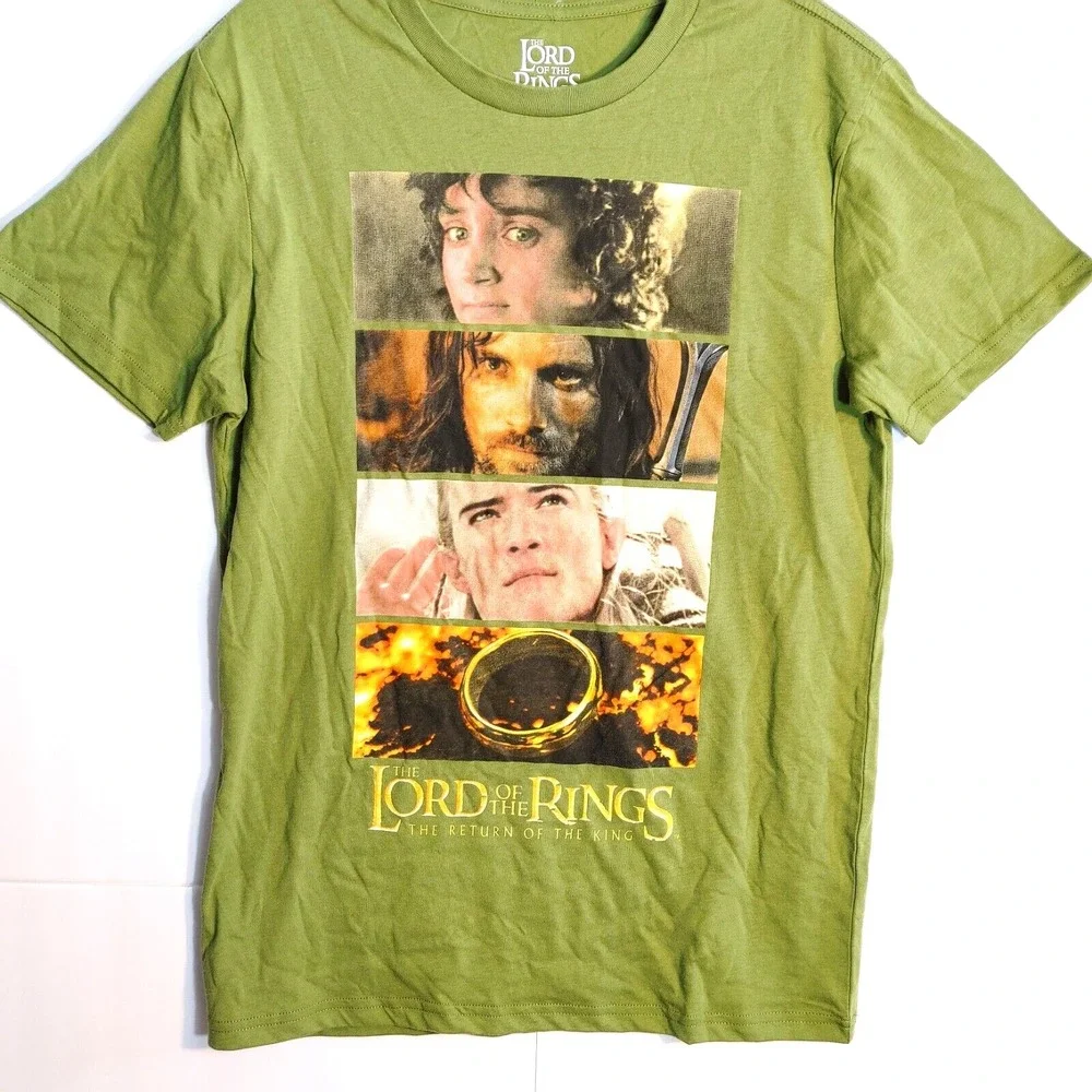 The Lord Of The Rings The Return Of The King Green Graphic T-Shirt Size M - Picture 4 of 4